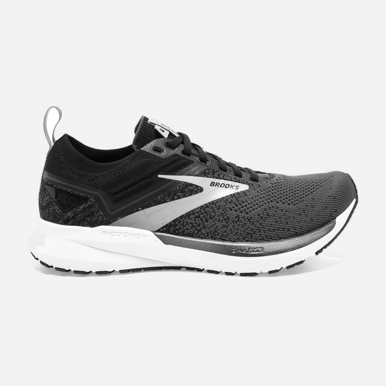 Brooks Ricochet 3 Australia - Men's Lightweight Road Running Shoes - Black/Blackened Pearl/White (67